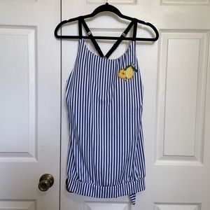 Swim By Cacique Lightly Wired No-Wire Swim Top